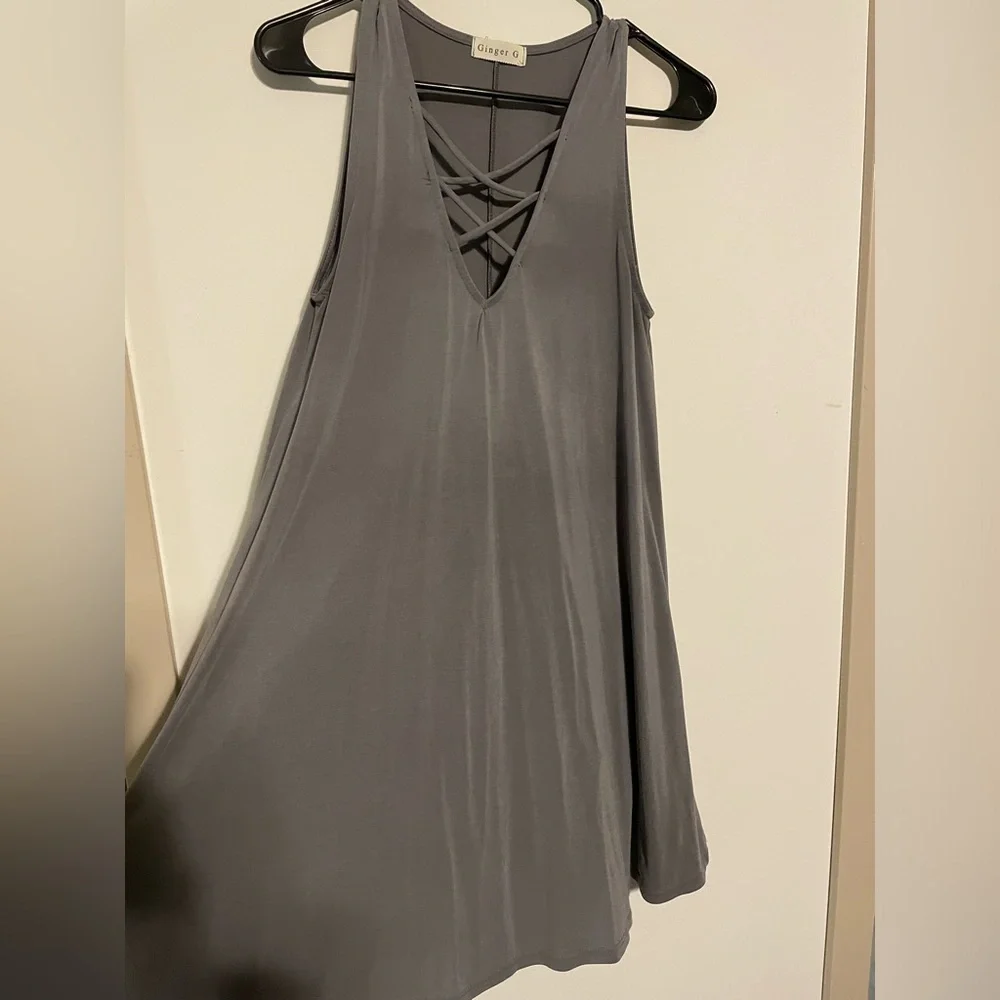 82 Ginger G Gray Large Cross Dress - Picture 2 of 4